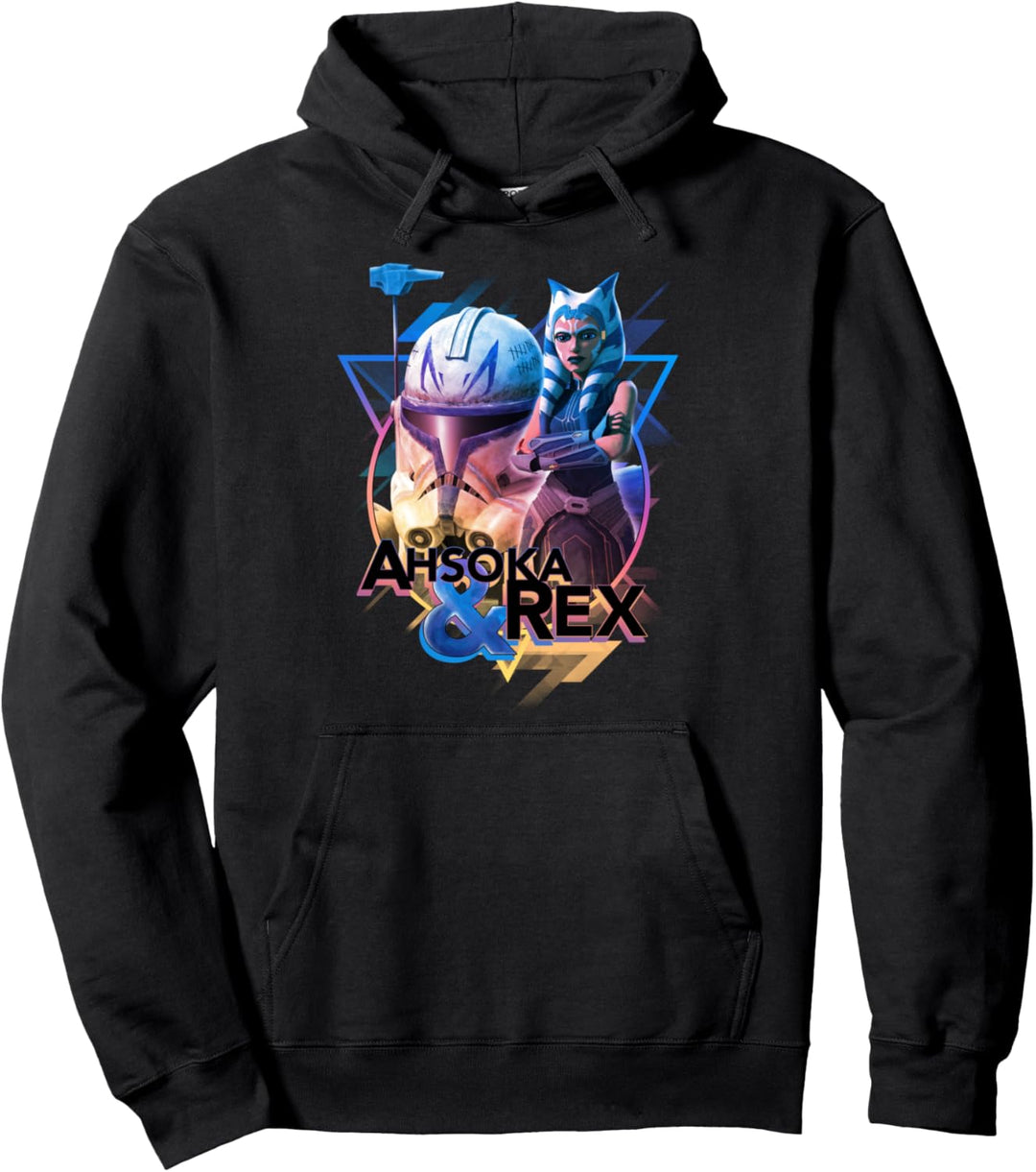 Star Wars: The Clone Wars Ahsoka & Rex Triangle Portrait Pullover Hoodie