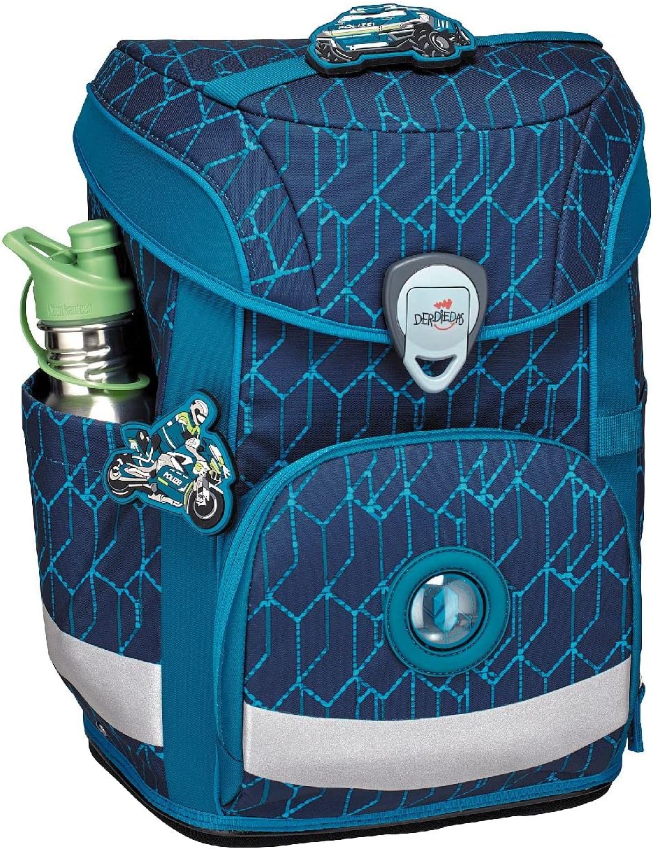 DerDieDas Schulranzen Set 5-TLG. Ergoflex Easy Blue Speed 2023