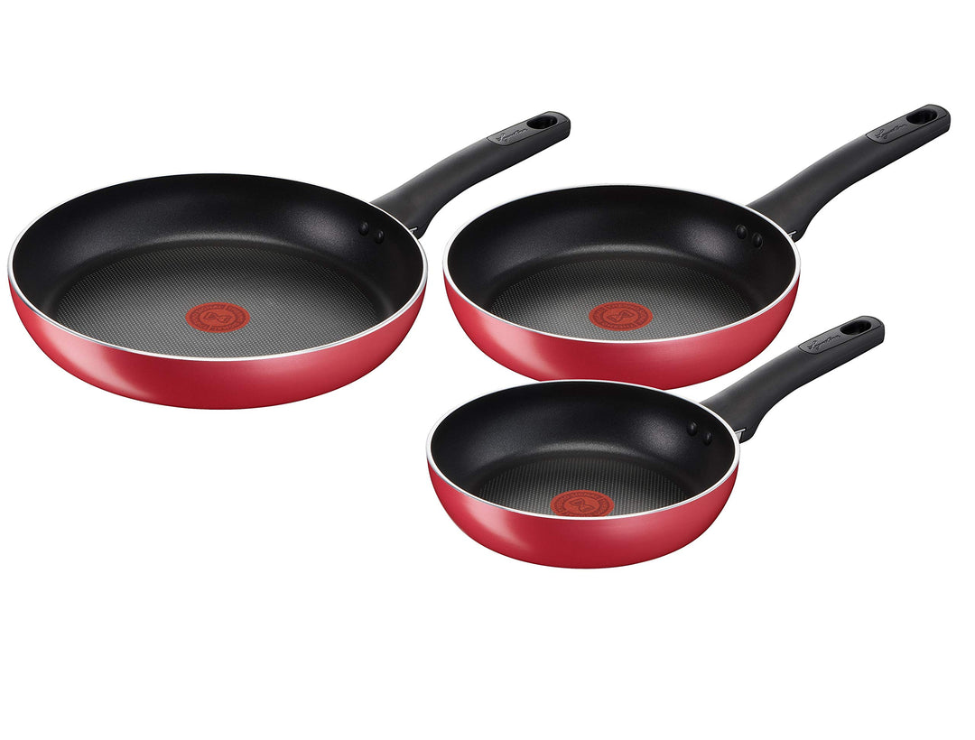 Lagostina 010254600003 Cucina Mediterranea Antihaft-Pfannen-Set, Aluminium plastik Stahl Kunststoff,