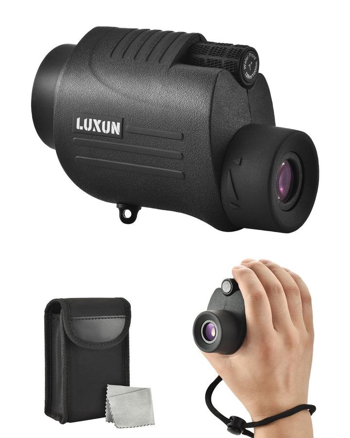 LUXUN Monokular 8x30 Monokular Fernglas, IPX7 Wasserdicht, BaK-4 Glas und Mehrschichtvergütung, inkl