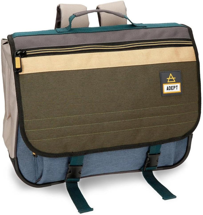 Adept Camper Laptop-Wagen-Rucksack Mehrfarbig 39,5x30,5x19,5 cms Polyester 13,3" Rucksack-Geldbörse,