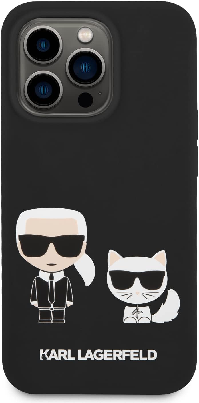 Karl Lagerfeld KLHMP14LSSKCK Hülle für iPhone 14 Pro 6,1" hardcase schwarz/Black