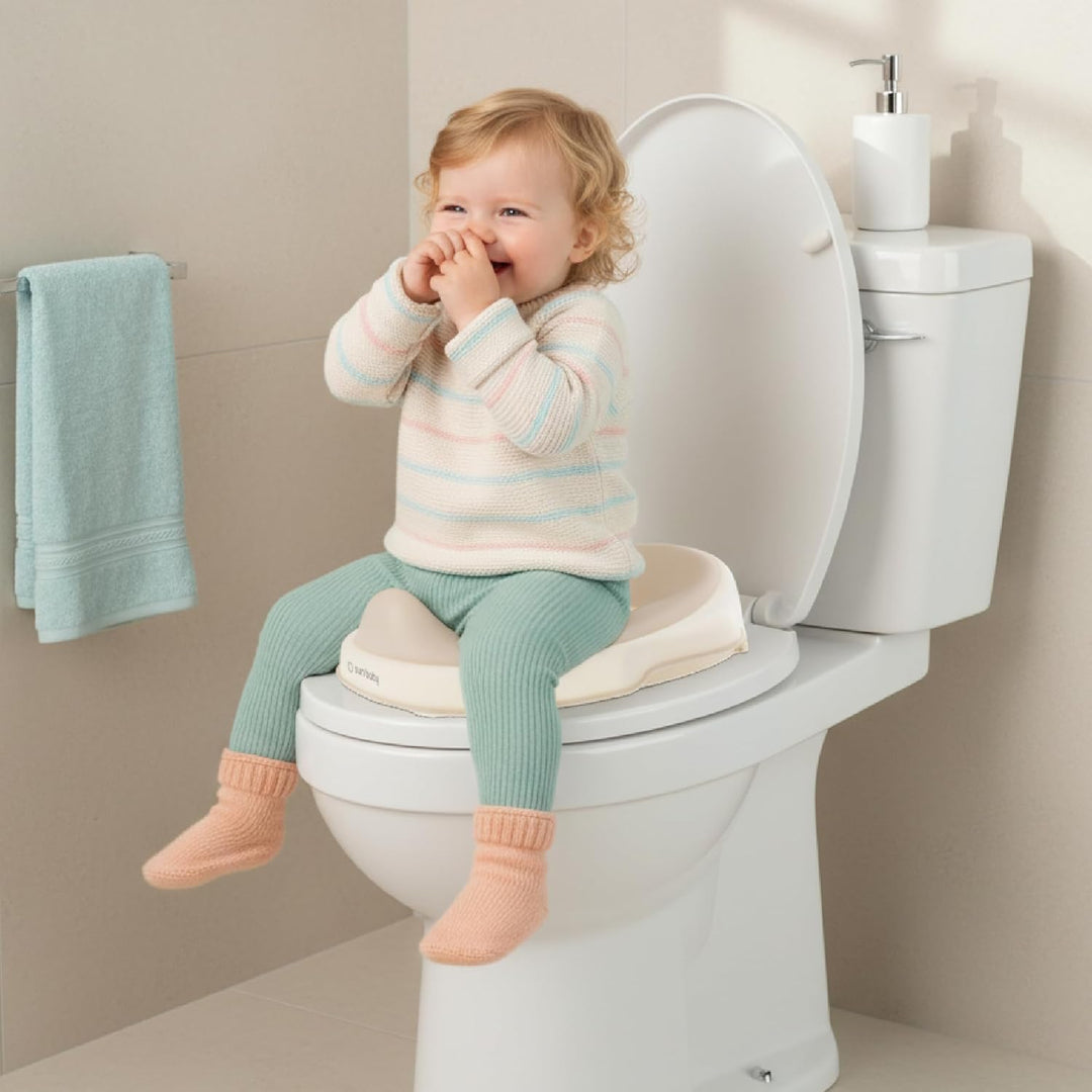 sun baby Kinder Toilettensitz, Toilettenaufsatz für kinder 2 bis 6 Jahren - rutschfest, profilierte