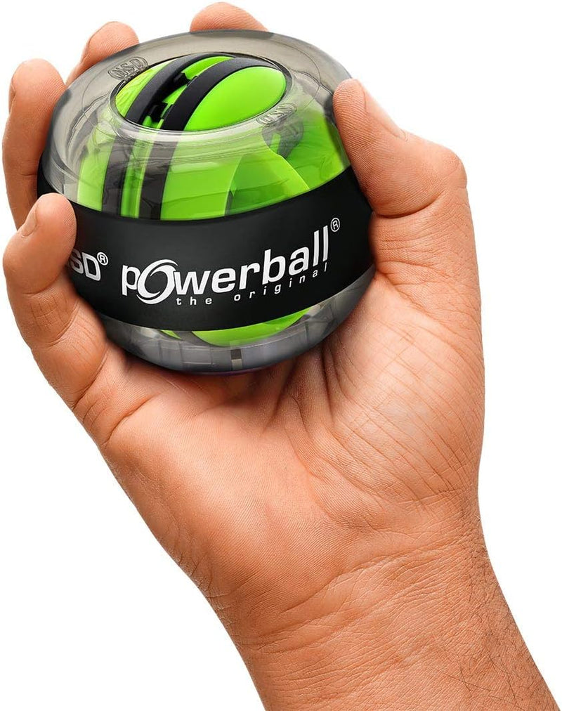 Powerball Autostart Max, gyroskopischer Handtrainer inkl. Aufziehmechanik und Drehzahlmesser, transp