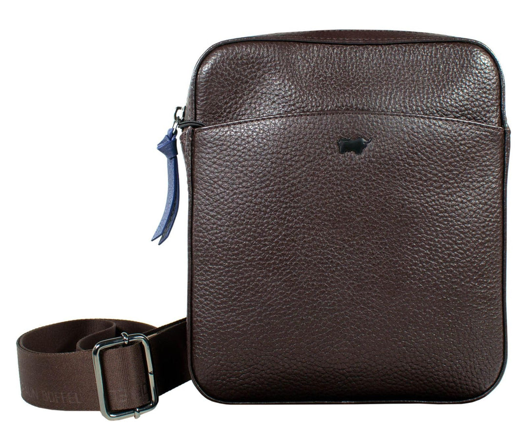 BRAUN BÜFFEL Novara Umhängetasche Leder 20 cm, Braun