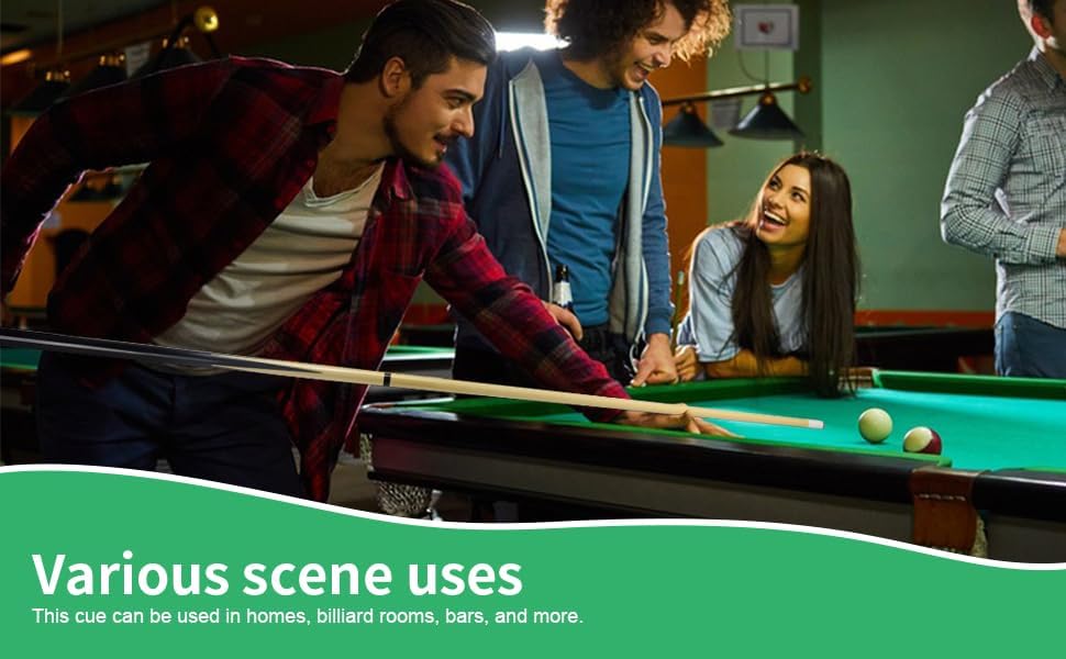 Billairds Billairds Queuestab, 147,3 cm, 2 Stück, Billard-Queue-Stick, 510 ml, Pool-Sticks