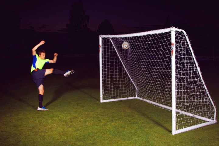 POWERSHOT® Fussballtor PRO 3 x 2 m aus uPVC, WETTERFEST, inkl. Zubehör 3 x 2 m mit Tasche, 3 x 2 m m