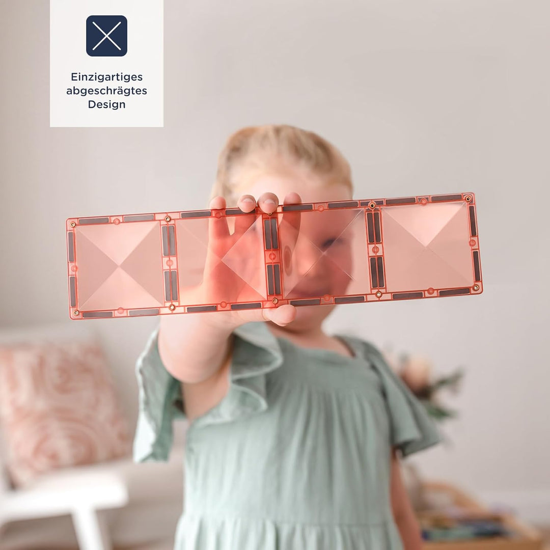 CONNETIX Magnetische Fliesen Pastell Rechteck Packen, 24 Stück
