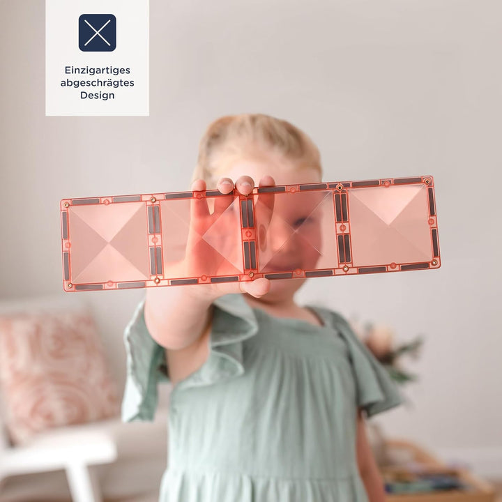 CONNETIX Magnetische Fliesen Pastell Rechteck Packen, 24 Stück