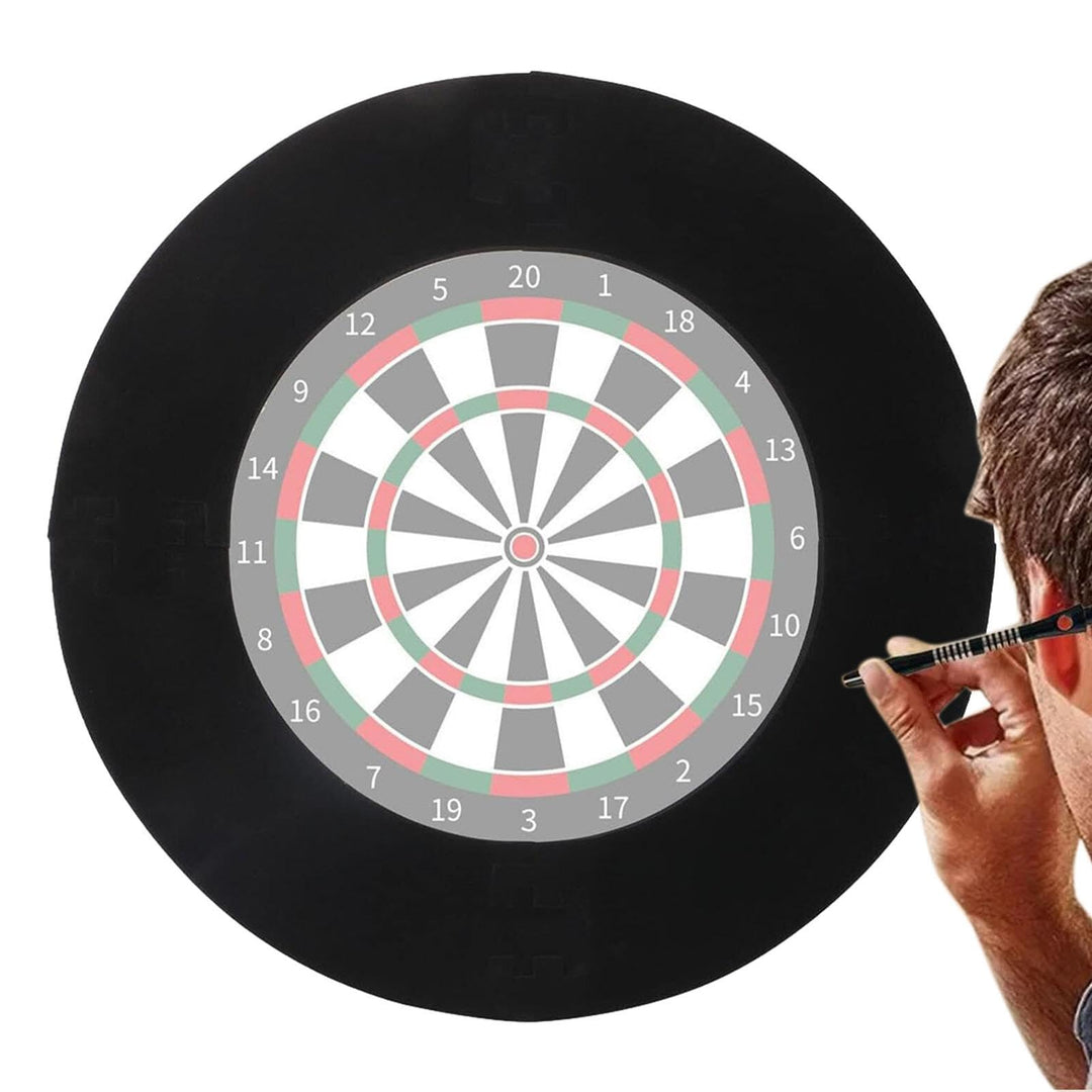 FmtwPhn 45cm Dart Surround Catchring In Schwarz, Dart Catchring Surround, Hochwertiger Dart Surround