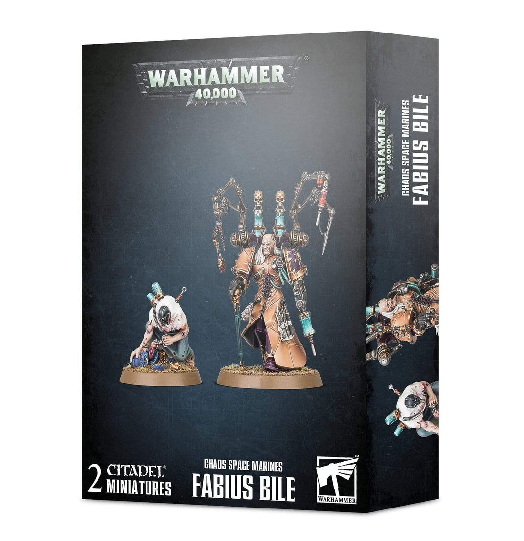 Games Workshop - Warhammer 40.000 - Chaos Space Marines Fabius Bile, Schwarz