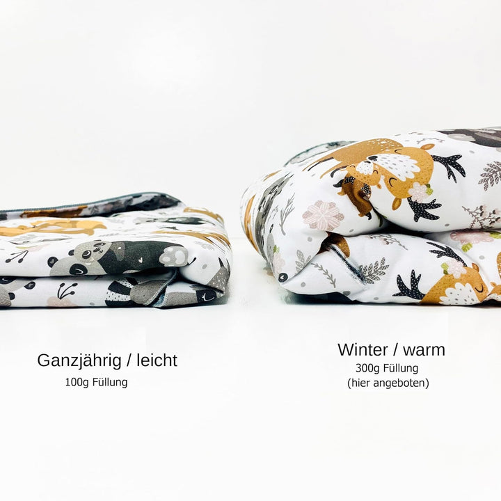 BABEES© Wattierte Velvet Winter Einschlagdecke mit Füllung für Babyschale Autositz, Universal,Baby D