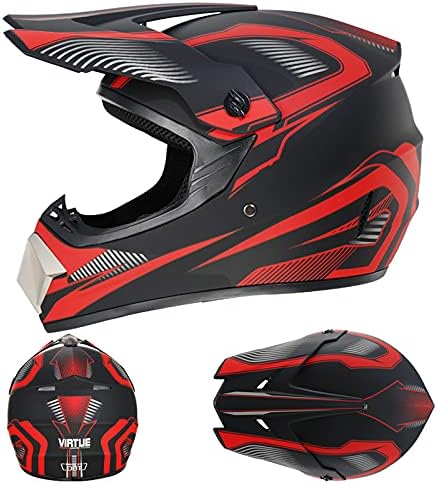 Motocross Helm Motorrad Helm DOT Downhill Fullface Helm Unisex Jugend Renn Motocross Fahrradhelm Off