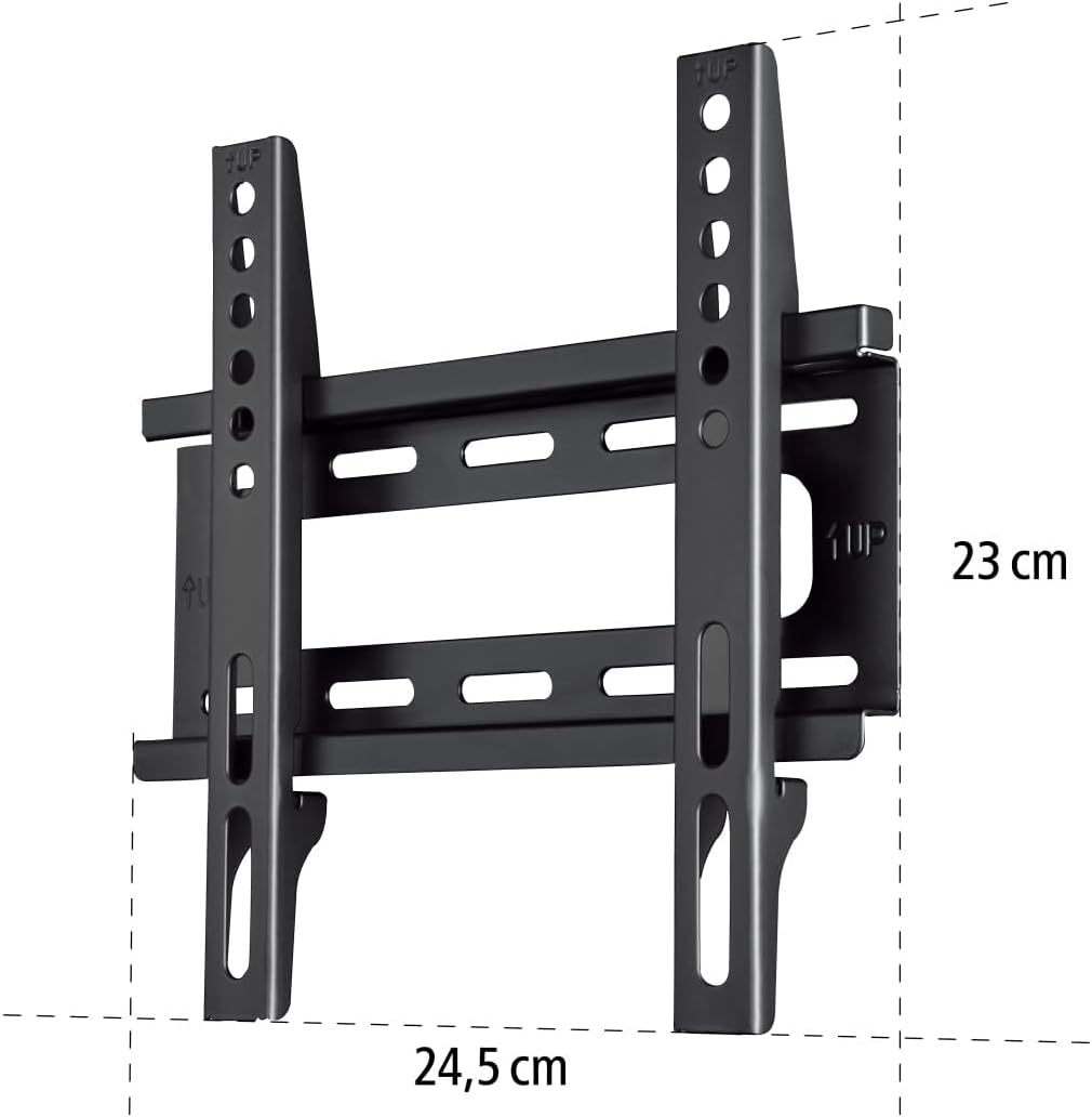 Hama TV Wandhalterung, starr (TV Wandhalterung 19-50 Zoll, VESA 50x50 bis VESA 200x200, bis 25kg, ex