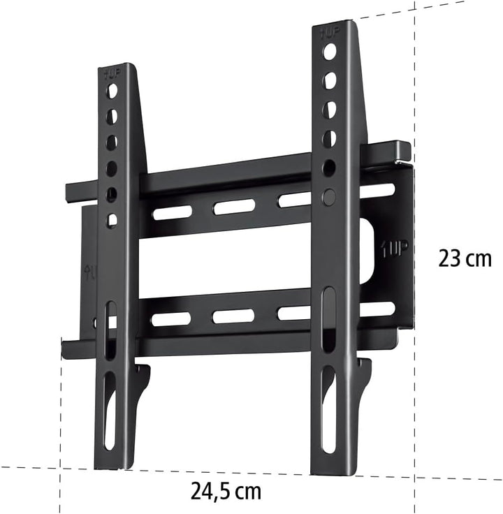 Hama TV Wandhalterung, starr (TV Wandhalterung 19-50 Zoll, VESA 50x50 bis VESA 200x200, bis 25kg, ex