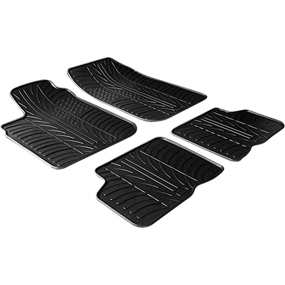 Gledring Satz Gummimatten kompatibel mit Dacia Logan 2005-2013 (T Profil 4-teilig)