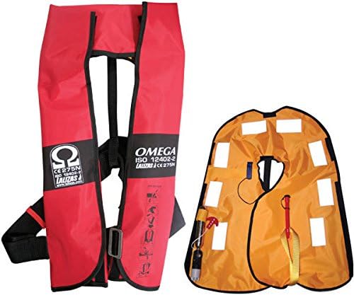 Vollautomatische Rettungsweste Omega 275 Newton mit Harness (Lifebelt)