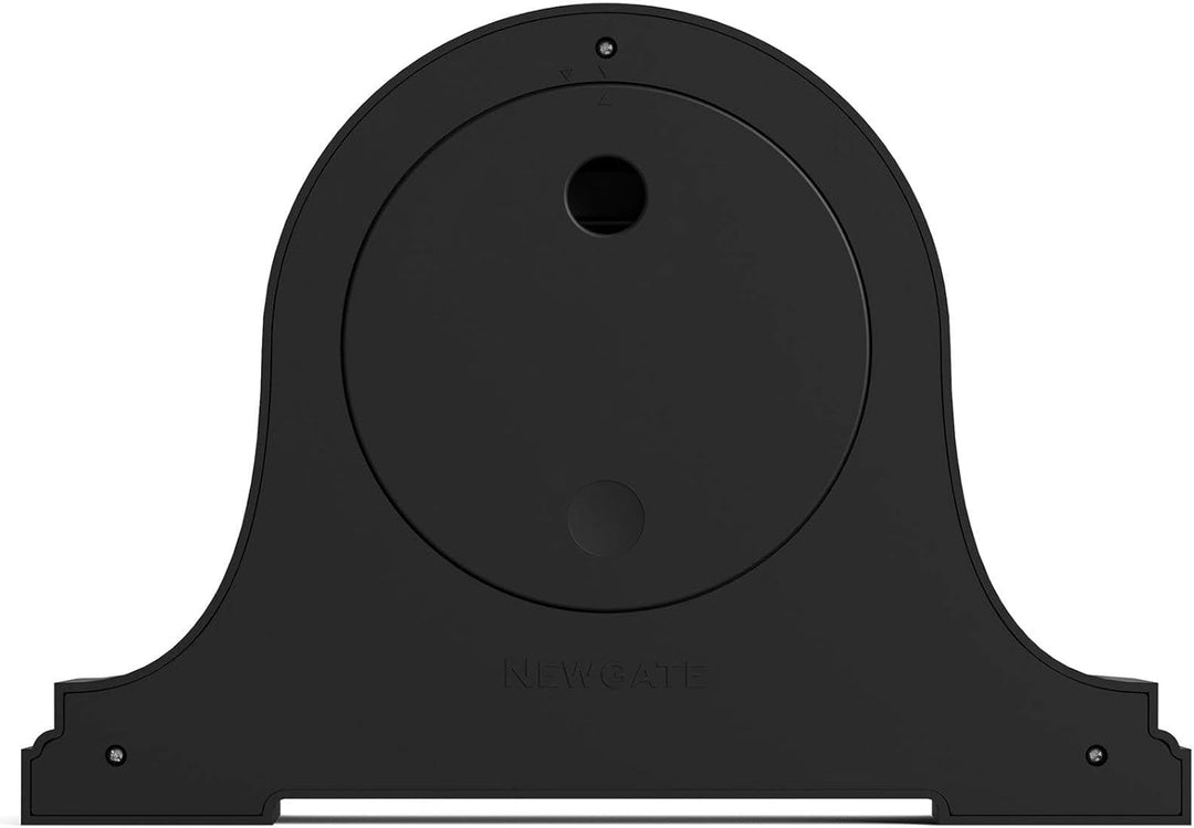 NEWGATE® Broadway Kaminsims Uhr | Klassisches Design des napoleonhutes | Schwarz | Römische ziffern