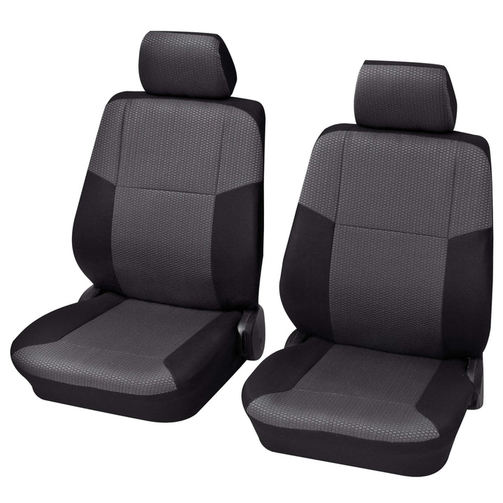 PETEX Sitzbezug Universal Eco Class Sylt schwarz Vordersitzgarnitur 4-teilig Grösse SAB 2