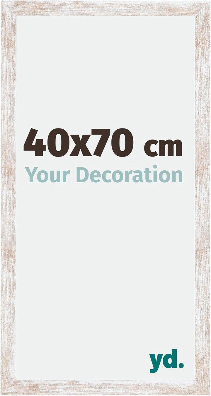 yd. Your Decoration - Bilderrahmen 40,00x70,00 cm - Bilderrahmen aus MDF mit Acrylglas - Antireflex