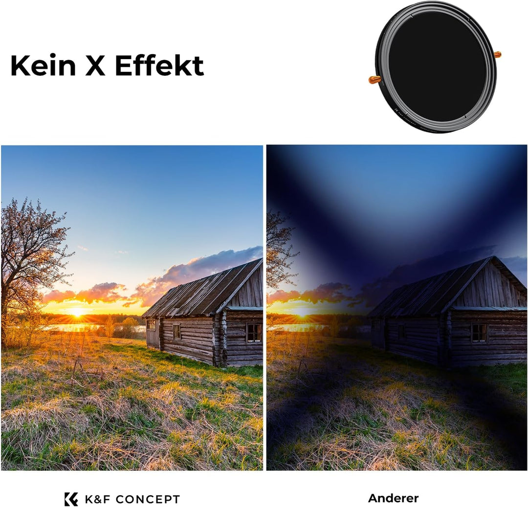 K&amp;F CONCEPT Nano-D Serie ND Filter 77mm CPL&amp;ND2-ND32 2 in 1 multifunktionaler Graufilter und CPL Fil