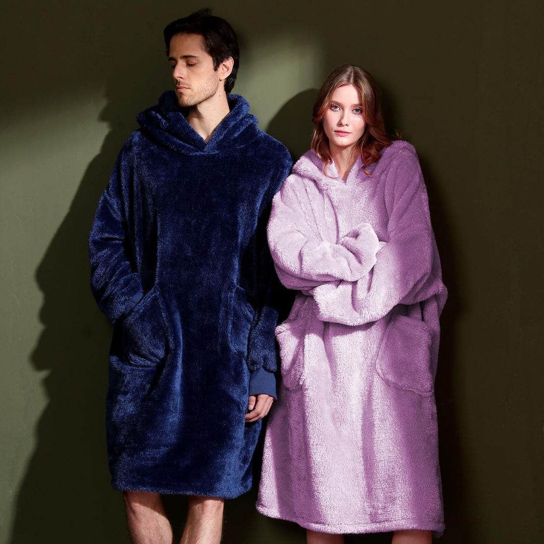 UMIPUBO Hoodie Decke Damen Oversize Sherpa Deckenpullover Blanket Hoodie Warm Winterpullover Decken