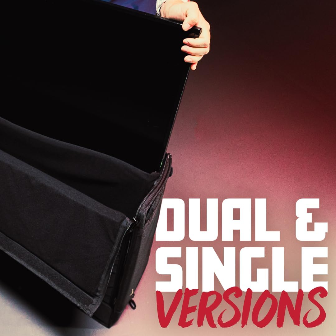 Kleine gepolsterte Tragetasche für LCD-Bildschirme von Gator, passend für 19–24-Zoll-Bildschirme s S