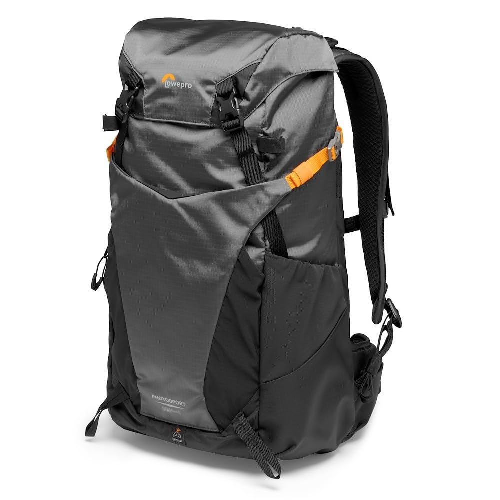 Lowepro PhotoSport BP 24L AW III, Wander Kamerarucksack für Spiegellose, seitlicher Zugriff, herausn