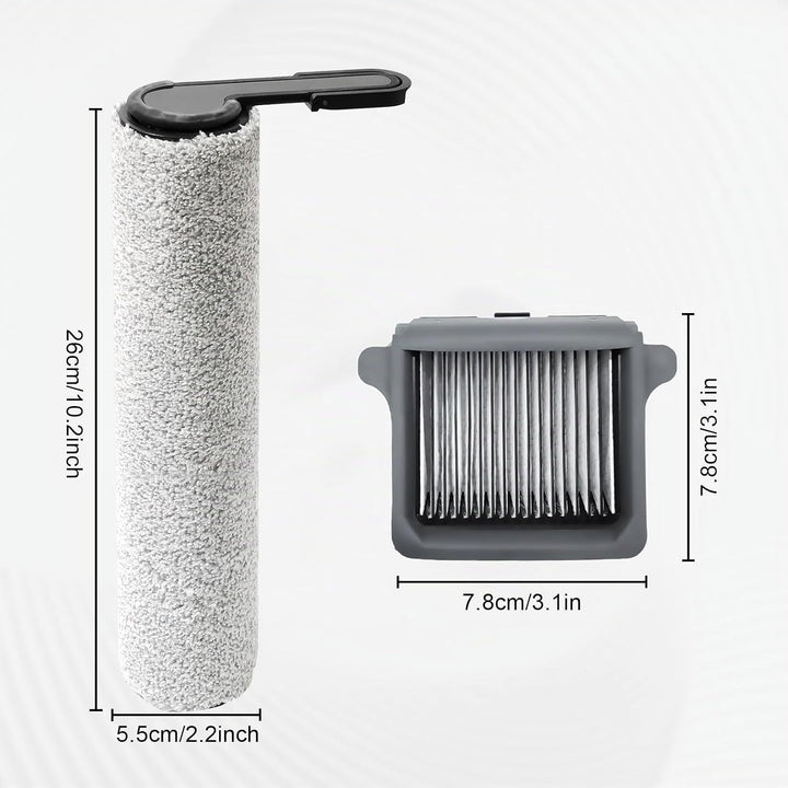 Ersatz bürstenrolle und HEPA-Filter für Tineco FLOOR ONE S7 Combo / S7 FlashDry/Switch S7 Nass und T
