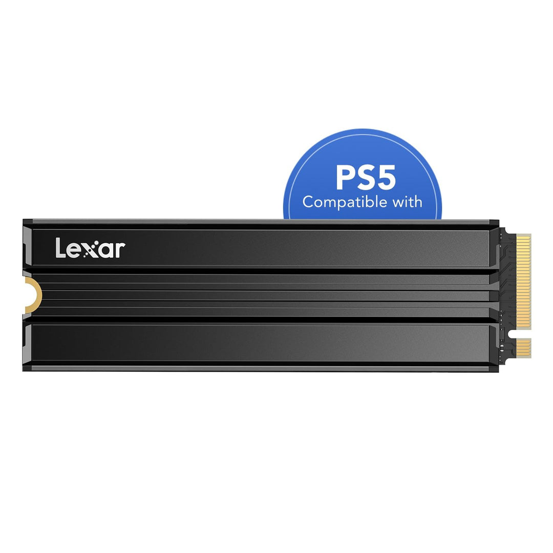Lexar NM790 2TB Interne SSD mit Kühlkörper, M.2 2280 PCIe Gen4x4 NVMe 1.4 SSD, Bis zu 7400MB/s Lesen