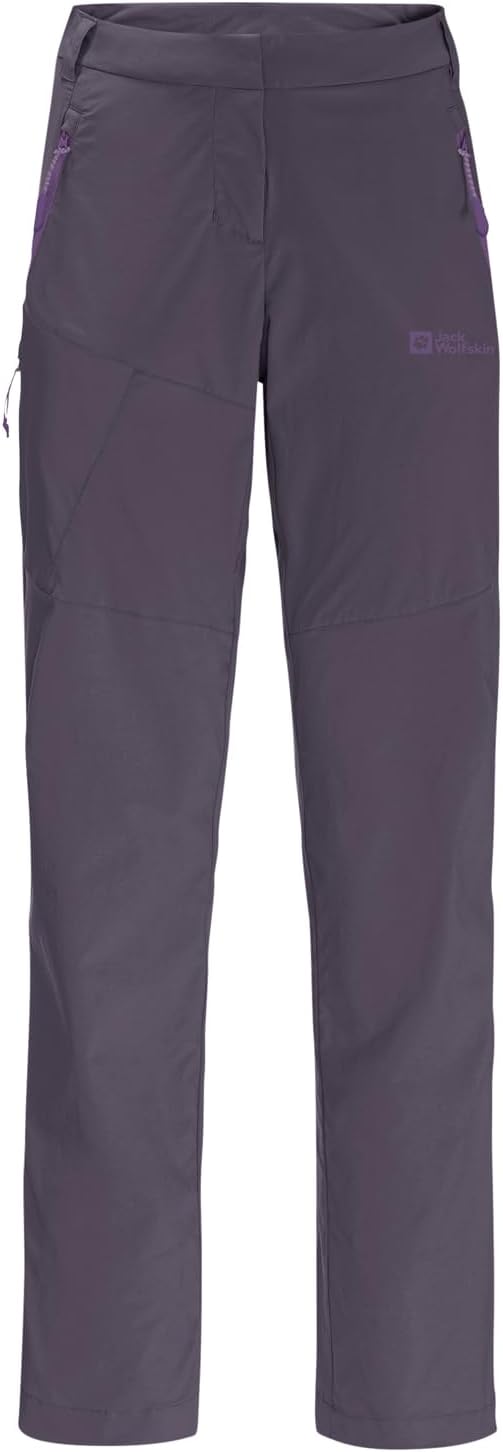 Jack Wolfskin Damen Wanderhose Glastal Pants W 42 Dark Grape, 42 Dark Grape