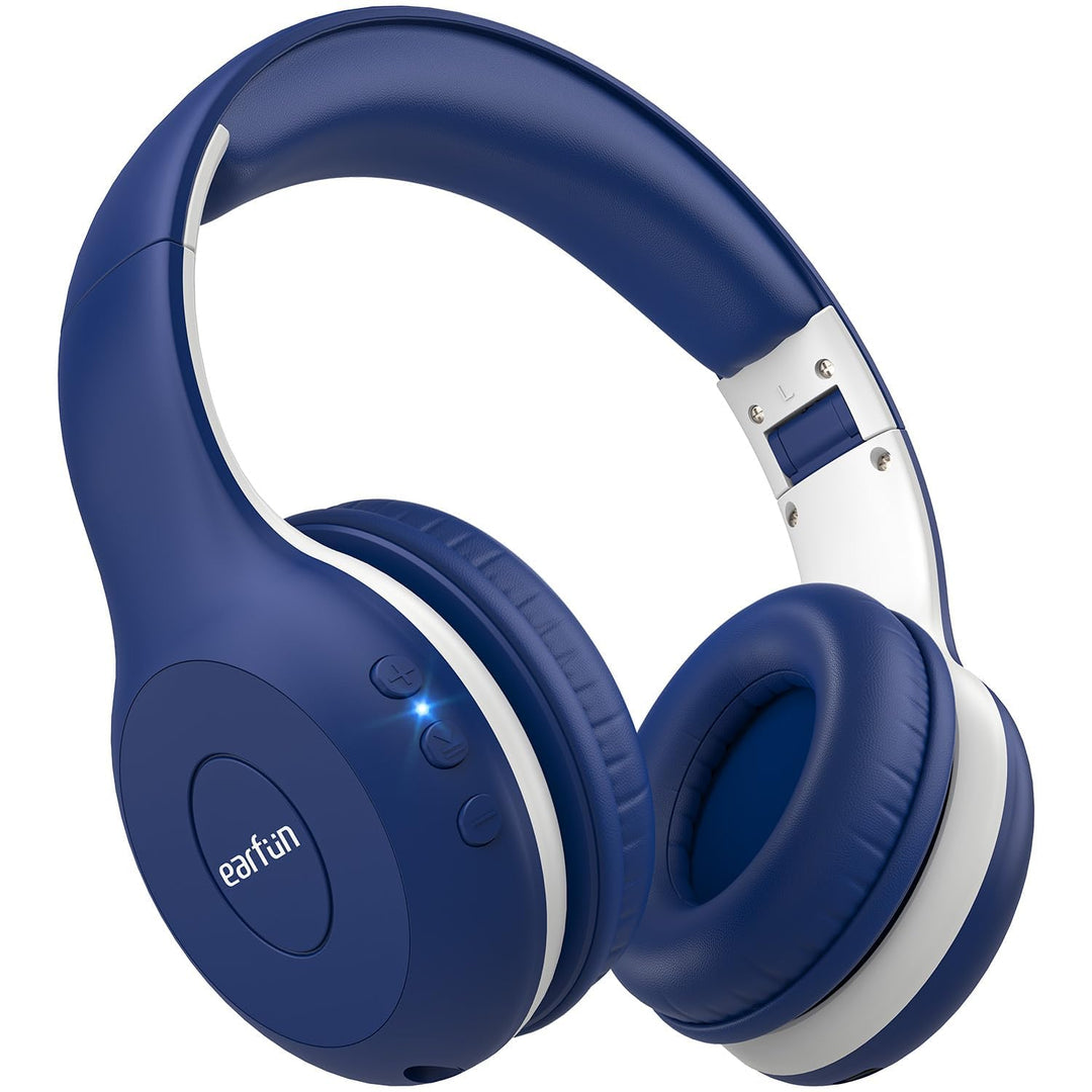 EarFun Bluetooth Kopfhörer Kinder, 85/94dB Lautstärkeregelung, HiFi Sound, HD-Mikrofon, 40 Std Akku,