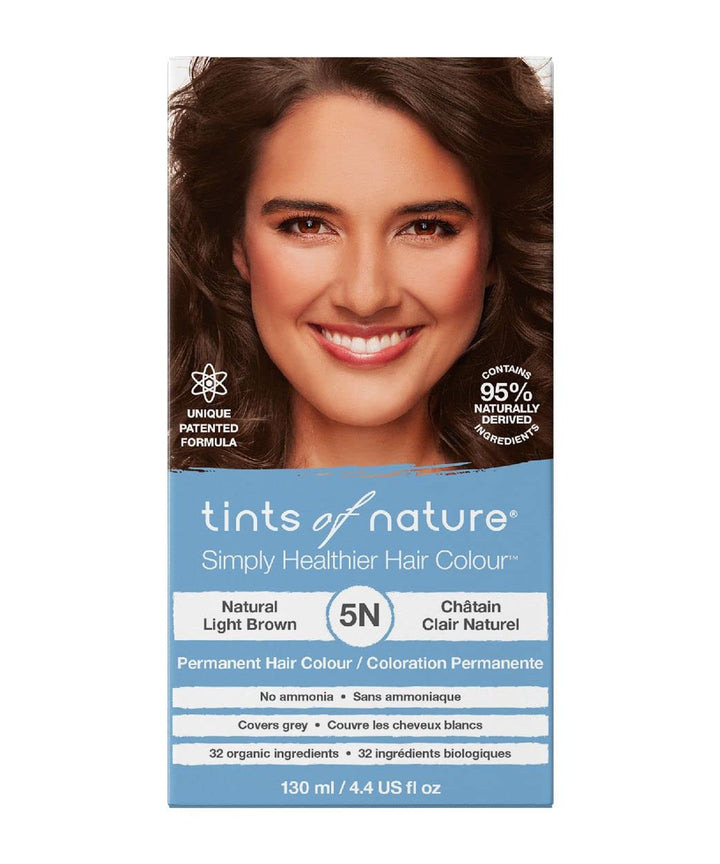 Tints of Nature 5N Natural Light Brown Permanent Hair Dye, Natürliches Hellbraun Permanente Haarfarb