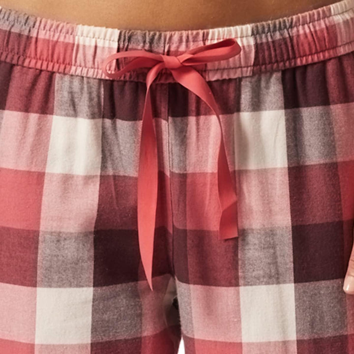 Schiesser Damen Sweatshirt Pyjamaunterteil, braun, 46
