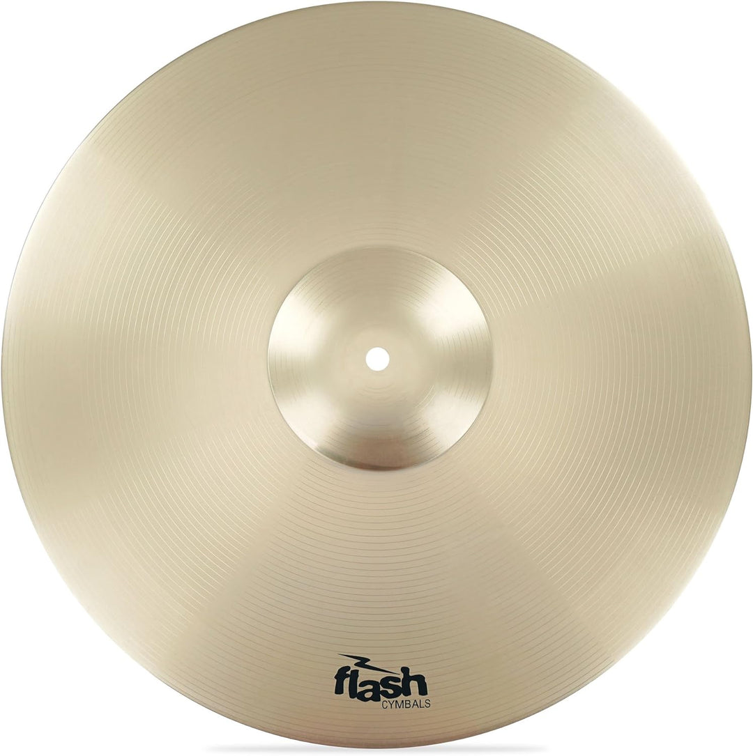 Flash Impact Series 368 Schlagzeug Becken Set (Drum Cymbals, 13" HiHats, 16" Crash-Ride, 18" Crash-R