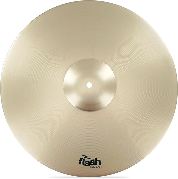 Flash Impact Series 368 Schlagzeug Becken Set (Drum Cymbals, 13" HiHats, 16" Crash-Ride, 18" Crash-R