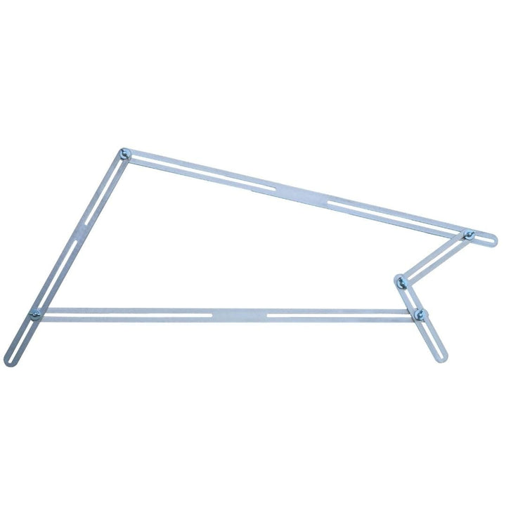 hedue® Winkelschablone T510 - Treppenlehre mit 13 Aluschienen , Treppenwinkelschablone , Treppenscha
