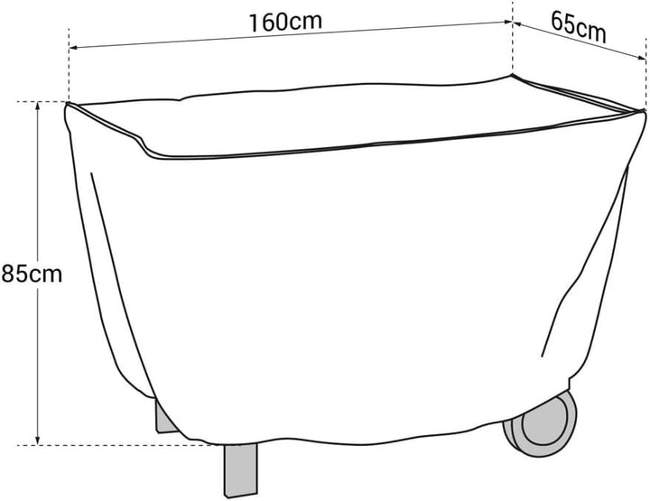 Cook in Garden Schutzhülle für Grill schwarz Taille Grand, Taille Grand