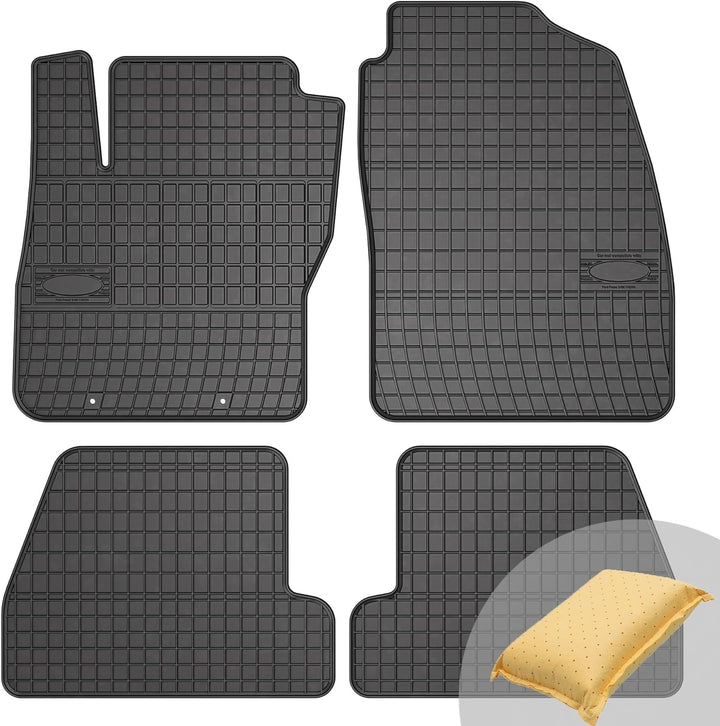 FROGUM EL Toro Gummimatten Ganzjähriges-Set von Autofussmatte Auto Fussmatten für Ford Focus III 201