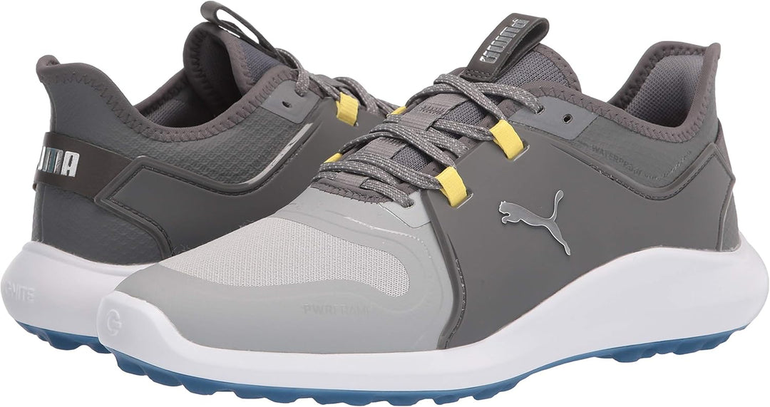 PUMA Herren Ignite Fasten8 Disc Golfschuh 40 EU High Rise Puma Silver Quiet Shade, 40 EU High Rise P