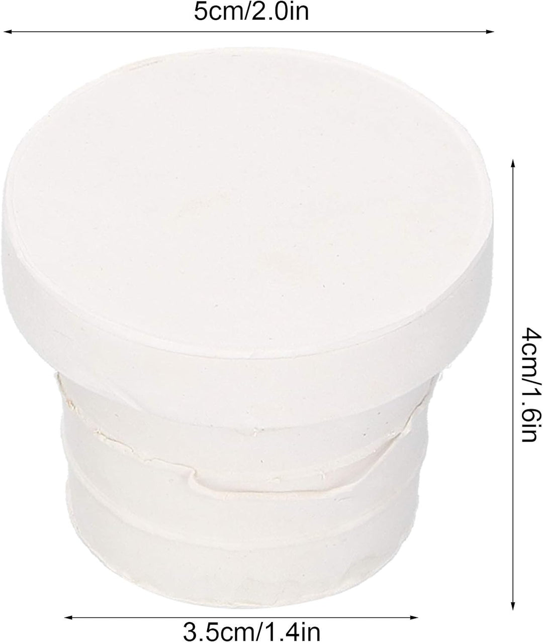 Alvinlite Poolleiter Gummipuffer 4er Set Weisse Leiter Stossstangen für Schwimmbadleitern 4pcs, 4pcs