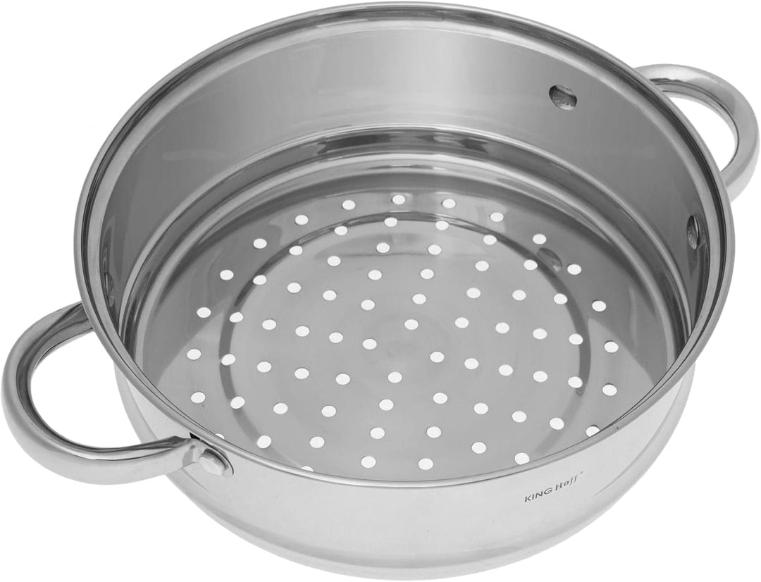 Dampferzeuger Dämpfeinsatz Steamer-Aufsatz KINGHOFF 24cm, 24cm