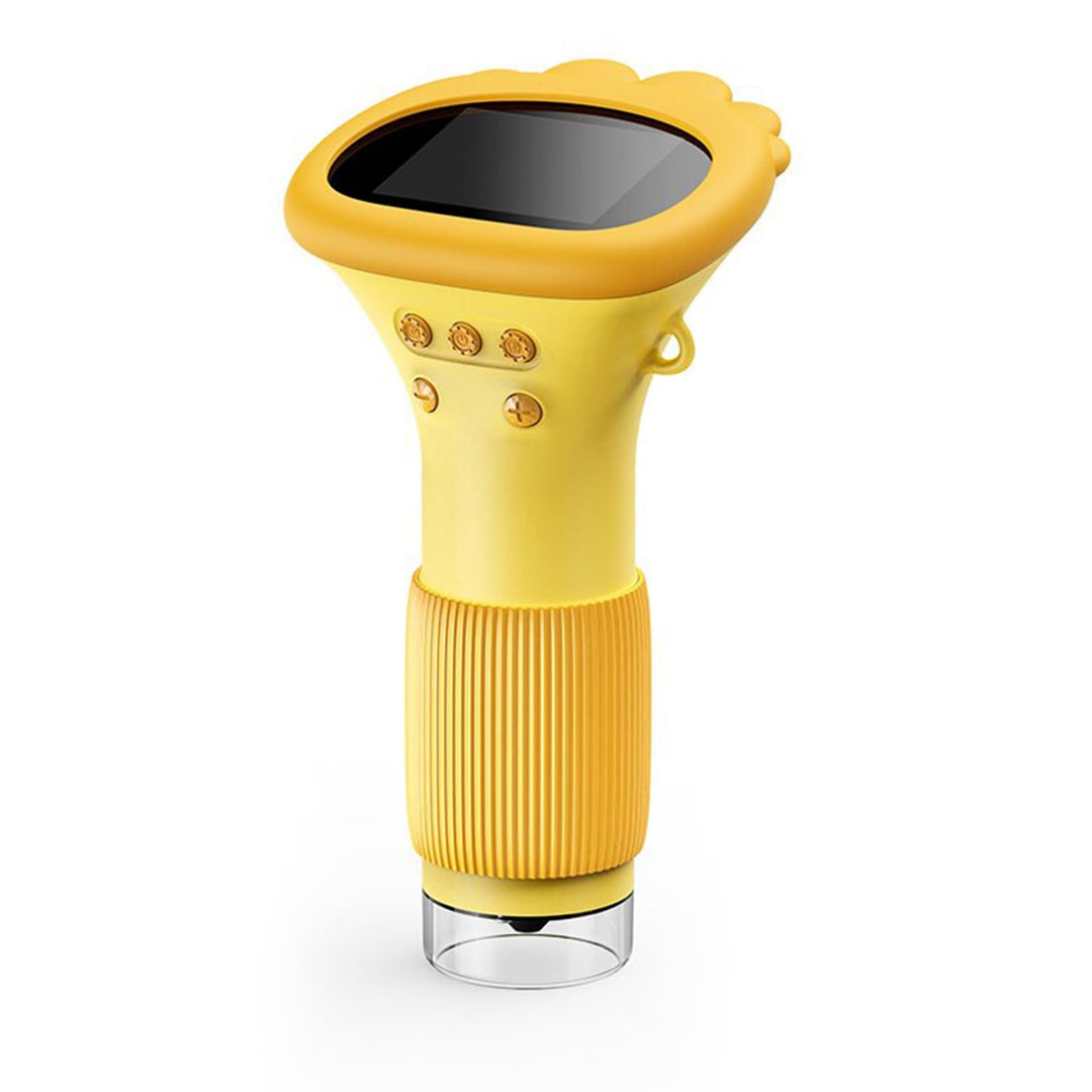 FTVOGUE Tragbares Mikroskop mit 1000-facher Vergrösserung und 8 LEDs, Echtzeit-HD-Bildgebung, Ideal