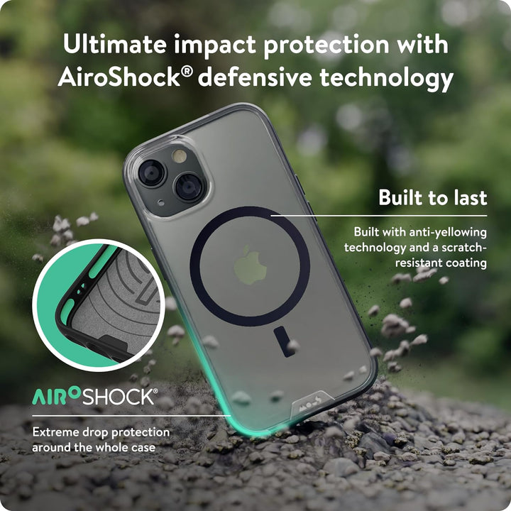 Mous Hülle für iPhone 15 Plus MagSafe Kompatibel Case Durchsichtig - Clarity 2.0 - Handyhülle iPhone