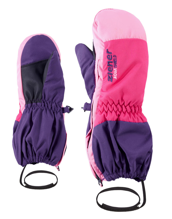 Ziener Baby LEVI AS MINIS glove Ski-Handschuhe / Wintersport | wasserdicht, atmungsaktiv 80cm dark p