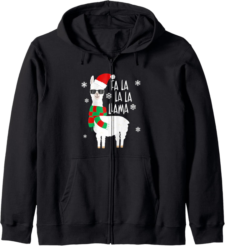 Fa la la Llama - Lustiges Falala Lama, Weihnachten Kapuzenjacke