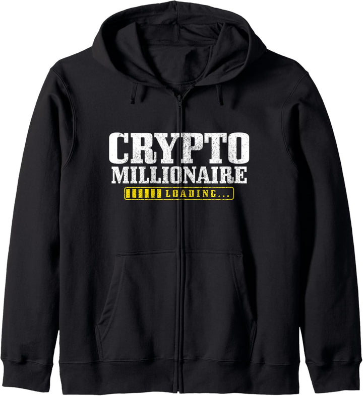 Bitcoin Vintage HODL Kryptowährung Investor Trader BTC Kapuzenjacke