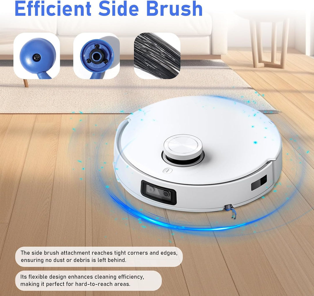 Zubehör Ersatz für Ecovacs Deebot X11 OmniCyclone Staubsauger Ersatzteil, 1 Hauptbürste,2 Wischtuchr