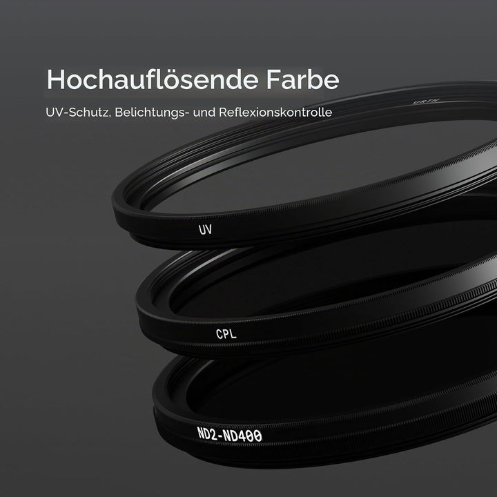 Urth 67 mm UV, Polfilter (CPL), ND2-400 Filter Kit 67mm, 67mm