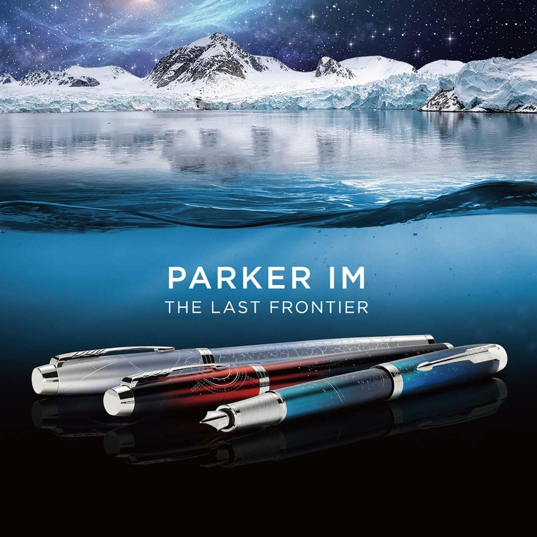 Parker Füllhalter IM Premium Special Edition Submerge | feine Spitze | schwarze Tinte | mit Prestige
